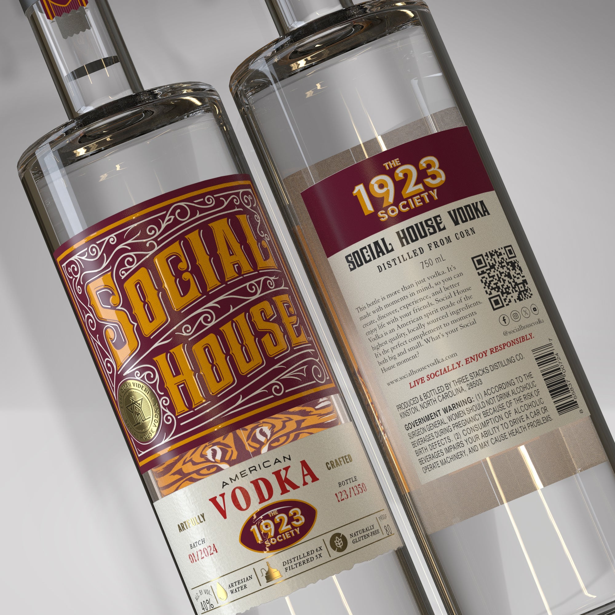 1923 Society Limited Edition Vodka 750ML