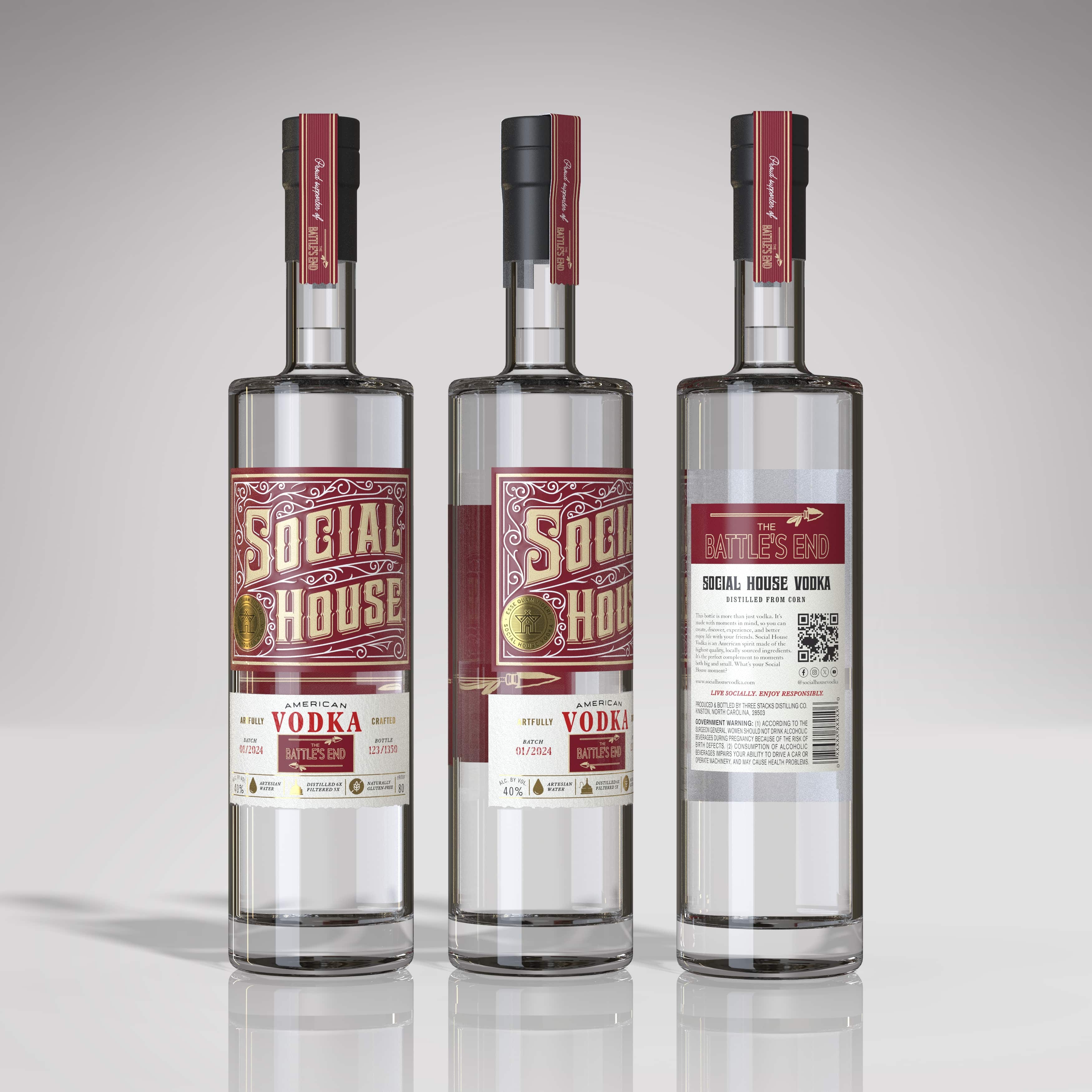 Battle's End LTD. Edition Vodka 750ML