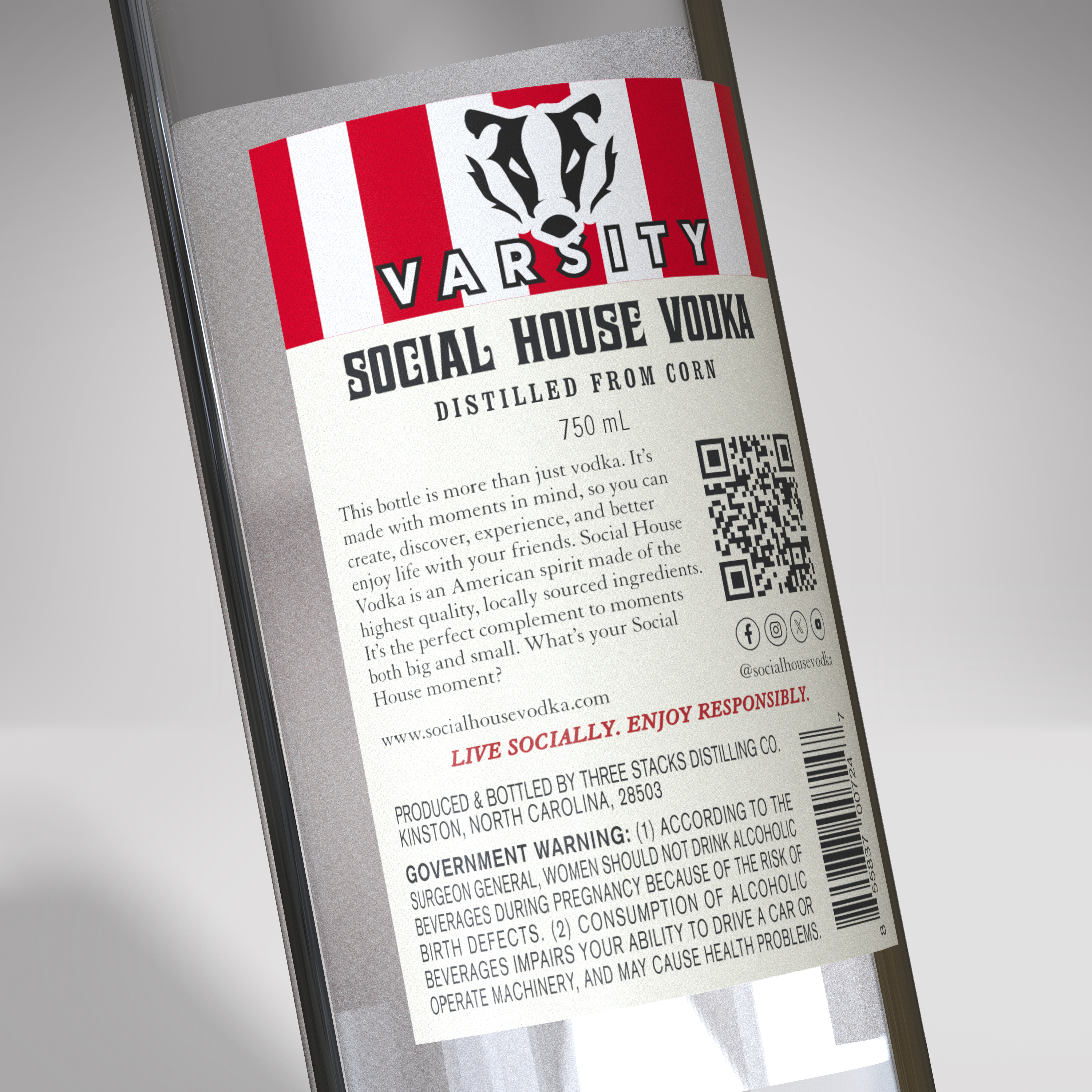 The Varsity Limited Edition Vodka 750ML