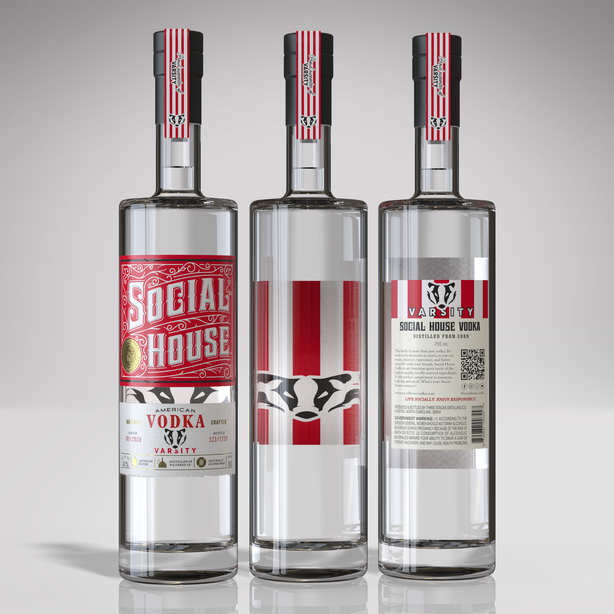 The Varsity Limited Edition Vodka 750ML