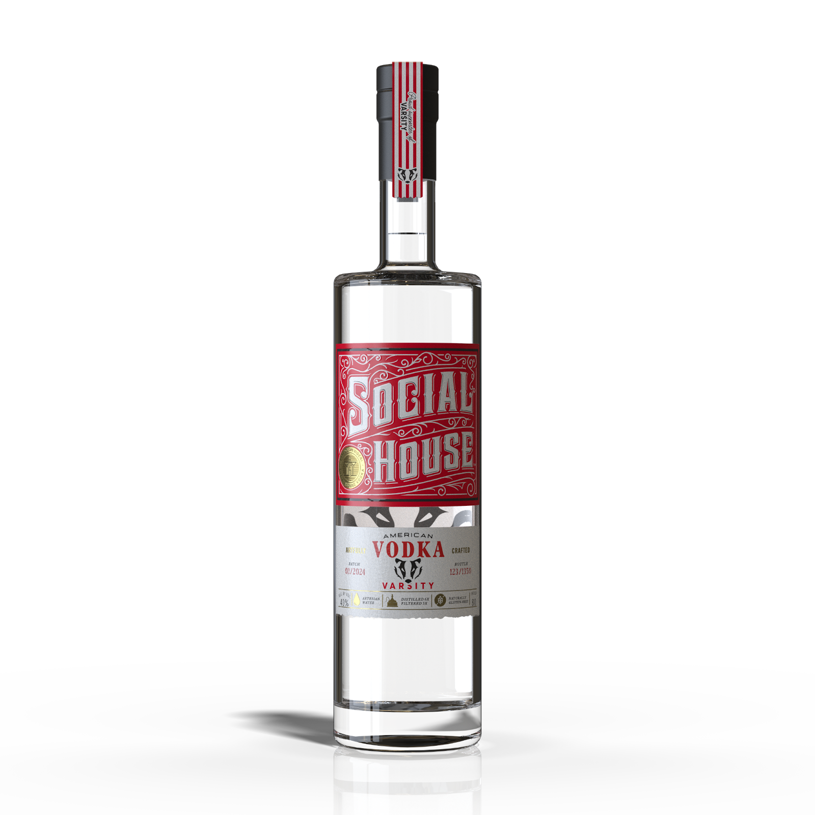 The Varsity Limited Edition Vodka 750ML